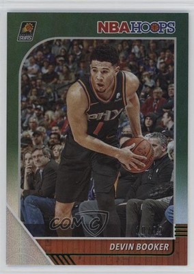 2019-20 Panini NBA Hoops Green 10/99 Devin Booker #149 03qw