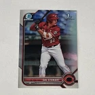 SAL STEWART 2022 Bowman Draft Chrome Refractor #BDC-122 Cincinnati Reds 1st ROTY