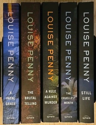 Lot of 5 LOUISE PENNY PB Books Chief Inspector Gamache Mystery Series VGUC