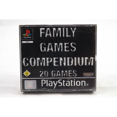 Family Games Compendium (Playstation, 2001) komplett, Zustand SEHR GUT PS1