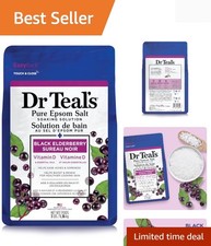 Pure Epsom Salt Soak with Elderberry, 3 lbs - Stress Relief  Relaxation