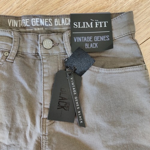 Vintage Genes Black French Terry Denim Slim Fit Men's Shorts Sz 28W Dark Gray - Picture 4 of 9