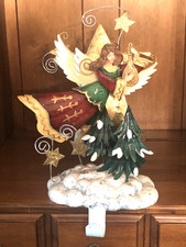 Angel Stocking Holder/Hanger metal 9"