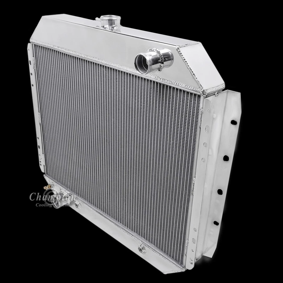 CAMPEÓN CUBIERTA RADIADOR ALUMINIO 4 FILAS Y VENTILADOR 16" CAMIONETA FORD F-100 1966-1979 Foto 3 de 4