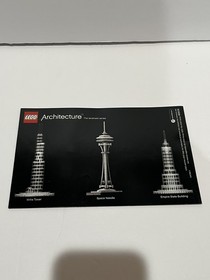 LEGO 21003 Architecture Seattle Space Needle Instructions Only