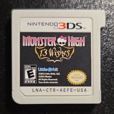 Little Orbit Monster High: 13 Wishes Nintendo 3DS NTSC-U/C E 2013