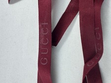 Gucci Ribbon Rosso/Red. Authentic Gucci. 72  X 1/2  - 9/16  