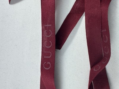 Gucci Ribbon Rosso/Red. Authentic Gucci. 72  X 1/2  - 9/16 