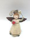Bethany Lowe Angel Ornament Star Wand Present Girl Metal Wings Hallmark — photo 2