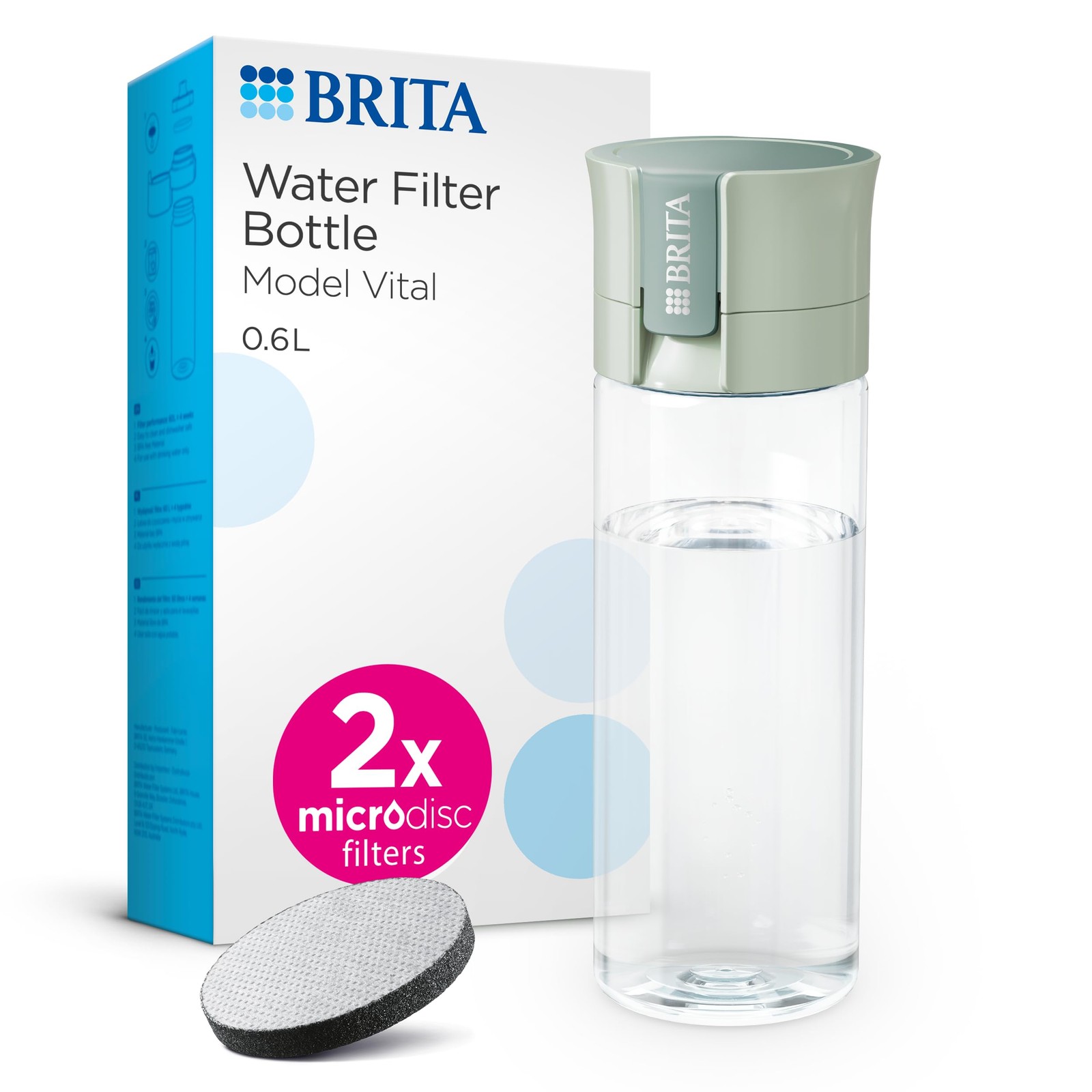 Migliore Borraccia BRITA Vital Verde 600ml: Acqua Pura On-The-Go