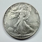 1937-P Walking Liberty Half Dollar 90% Silver 50c Philadelphia Walker US Coin