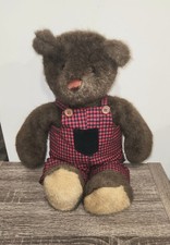 Gund Bear Tales Country Fishing Plush Farmer Bear" 1985