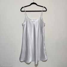 Delicate Treasures Liquid Metallic Cyber-Fairy Y2K Archive Bed-To-Street Chemise