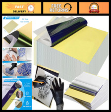 100 Sheets Tattoo Transfer Paper A4, Thermal Stencil Paper for Crisp Transfers,