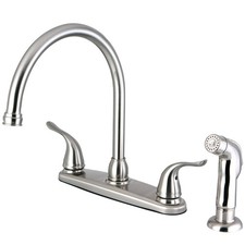 Kingston Brass FB279.YLSP Yosemite 1.8 GPM Standard Kitchen - Nickel