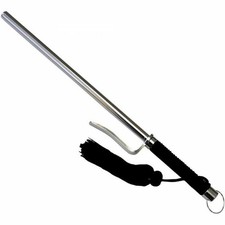 Arme traditionnelle japonaise Jutte Jitte protection noire 41 cm fer fabriqué...