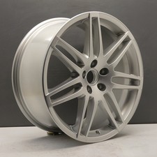 AUDI A6 C6 LE MANS 19" S LINE ALLOY WHEEL RIM OEM SILVER 4F0601025BA GENUINE X1