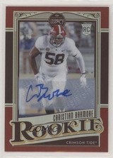 2021 Legacy Rookies Premium Penmanship Ruby 39/50 Christian Barmore Auto 06ua