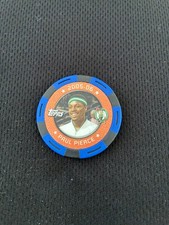 PAUL PIERCE TOPPS 2005-06 BOSTON CELTICS BLUE POKER CHIP  BASKETBALL !