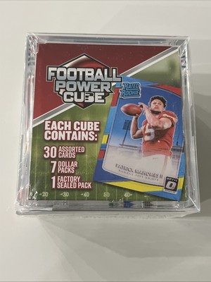2024 MJ Mystery NFL Power Cube 8 Packs 30 verschiedene Karten! Mahomes RC möglich