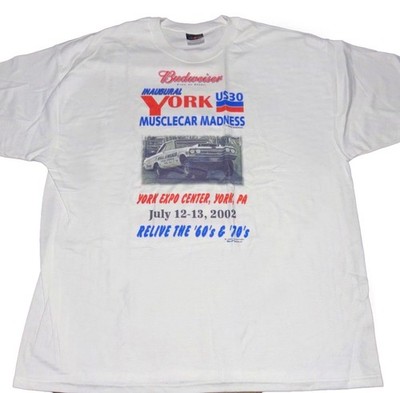 ''VRHTF NHRA AWESOME VTG ''YORK MUSCLE CAR MADNESS'' XXL T SHIRT'' NEW NEVER WORN
