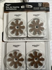 Equate hearing aid batteries size 312 lot of 2