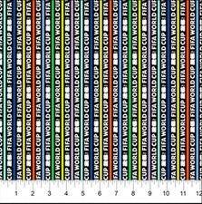 Cotton FIFA World Cup 2026 Multicolored Soccer Fabric Print by Yard D667.92