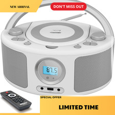 NEW Portable Player Radio Remote Battery