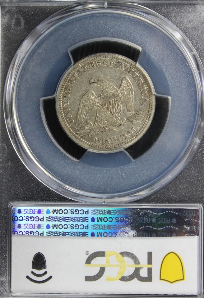 1846 VF35 Seated Liberty Quarter, PCGS 46965042 - Image 4 of 4