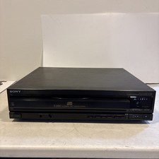 Sony CDP-C400 Compact 5 Disc Automatic Carousel CD Changer. Tray Wont Close