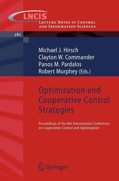 Optimization And Cooperative Control Strategies Michael Hirsch-image