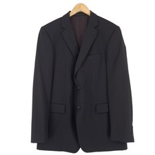 Strellson Blazer Homme Laine Vierge Noir Veste Sport UK3 Taille EU 54 UK/US 44R