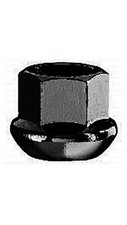 B-d17r-b Otis Inc La European Made Open Lug Nut M14x1.5x20 R14 Ball Seat Black