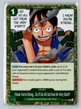 I Know You're Strong... So I'll Go All Out from the Very Start!!! OP13-040 Foil