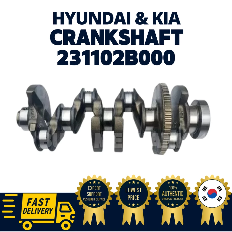 GENUINE OEM Hyundai Kia Crankshaft 231102B000 Soul - Image 1 of 1