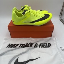 Nike Zoom Rival Sprint Volt Black Track  Field Spikes DC8753-700 Men's Size 14