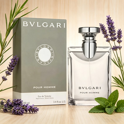Bvlgari Pour Homme Eau de Toilette Perfume for Men 3.4oz New In Sealed Box