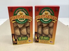 FireStarters Lightning Nugget Natural Pine Two 12 Packs Environmentally Safe