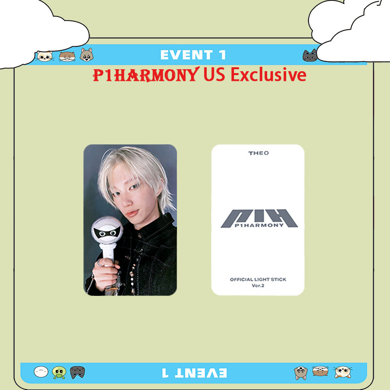 6pcs/set P1HARMONY DUH! Light Stick Self Made Photo Cards