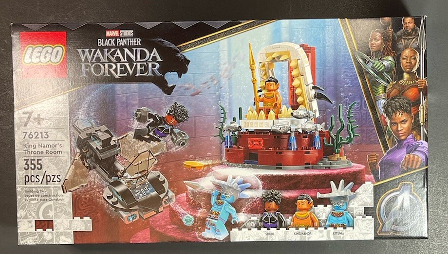 TRANSINO 5点セット LEGO Black Panther Wakanda Forever Set 73213 [ King Namor's Throne