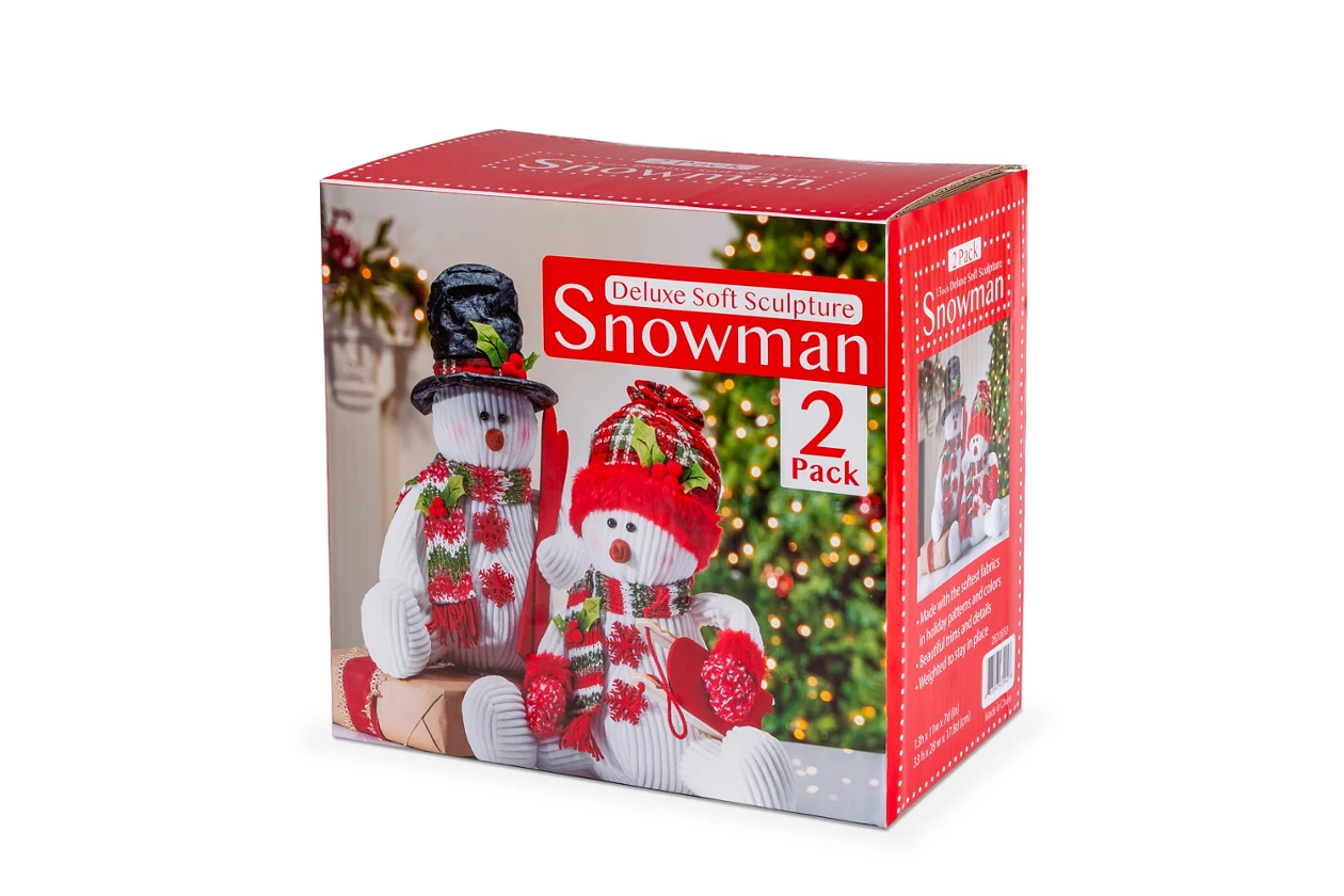 Vermont Country Store Christmas Sitting Snowman Set eBay