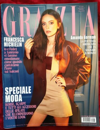 AD139 FASHION MAGAZINE GRAZIA 7 2021 RAFFAELLA CARRA' FRANCESCA MICHIELIN GORMAN - Photo 1 sur 12