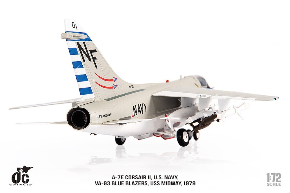 JC Wings 1/72 JCW72-A7-006 A-7E Corsair II USN VA-93 Blue Blazers