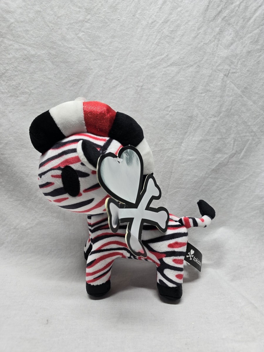 Tokidoki Unicorno Plush - ZAMBA (Small - 7.5 inch) - Red White