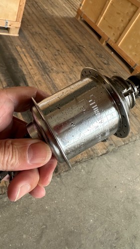 Vintage Sturmey Archer S5 FIVE SPEED Hub 1972 Correct Toggle Ends Rare - Picture 11 of 17