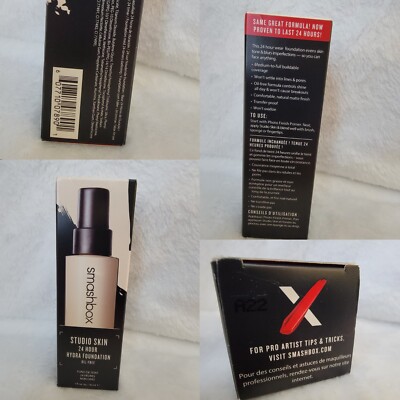 Smashbox - Studio Skin 24Hr Hydra Foundation (Shade 0.1) -  1oz / 30ml NIB