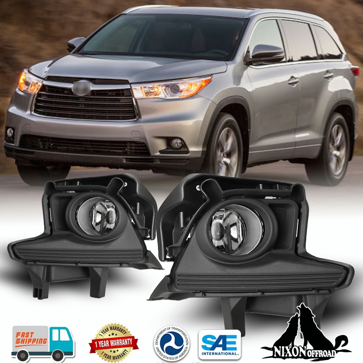 Headlamp and Fog Lamp Kit | TOYOTA HIGHLANDER 2014 Headlamp and Fog Lamp Kit | TOYOTA HIGHLANDER 2014