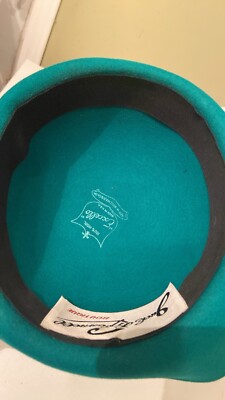 Beautiful Emerald Green Dress/Church Hat By Jack McConnell 