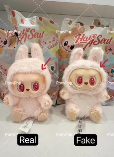 Authentische Pop Mart Labubu die Monster "Have a Seat" Vinyl Anhänger Figur versiegelt - Bild 7 von 24