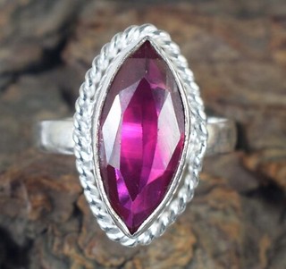 Padparadscha Pink Sapphire 10.80 Ct Natural Marquise Cut Gemstone Certified Ring